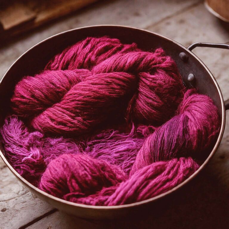 Dyeing with Lac- Solar versus Heat methods when natural dyeing