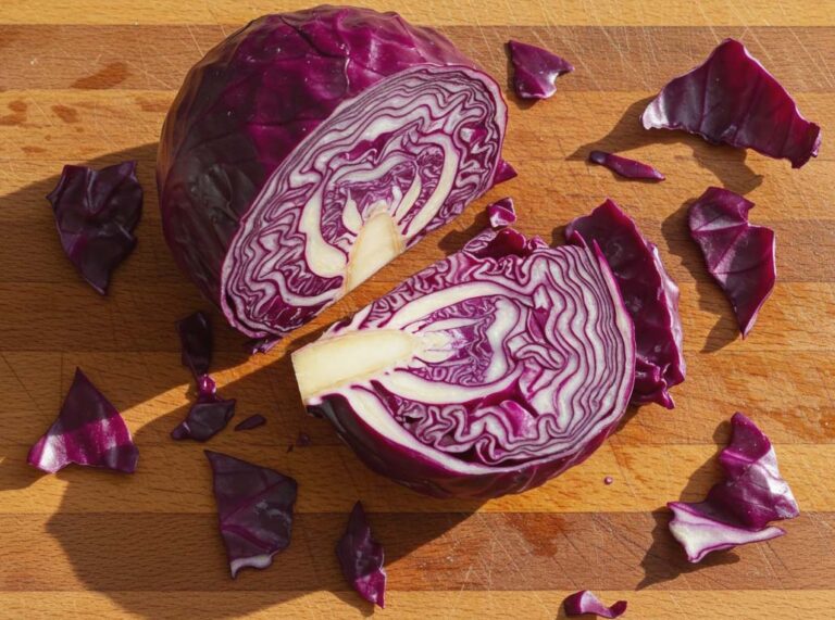 Dyeing with Red Cabbage: Using up those kitchen scraps